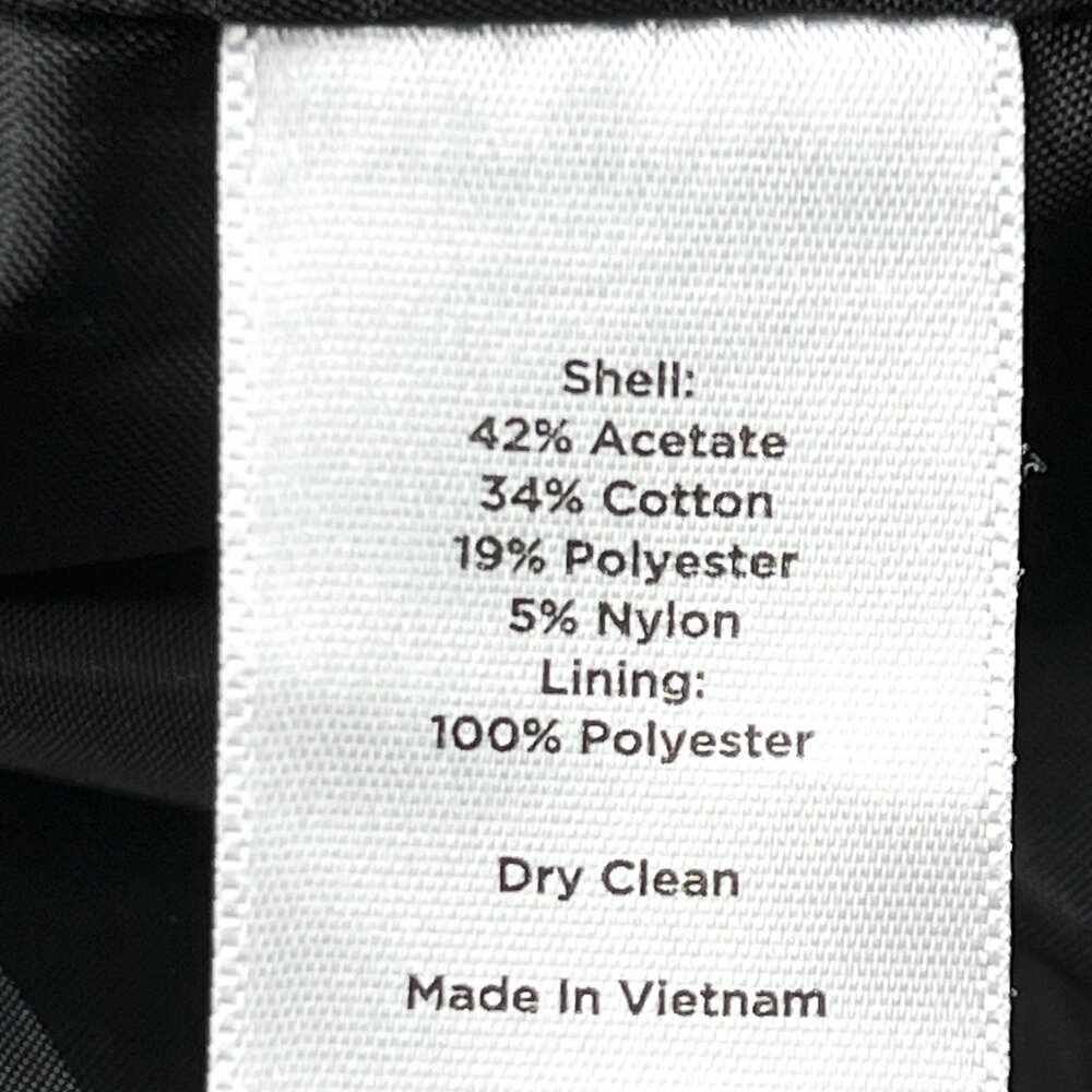 Talbots Pleated Woven Damask Jacquard A-Line Midi Skirt in Black Size 16P - NWOT - Picture 8 of 9